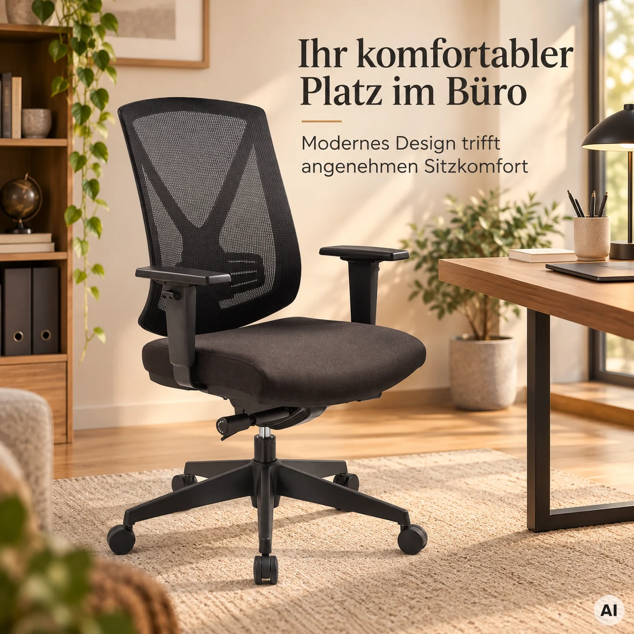 Ergo Studio M - Hochwertiger Netz-Drehstuhl